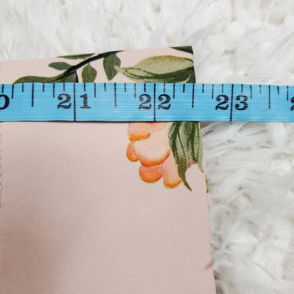 H&M Floral/Bird Print Button Up Top Light Pink 2 - Picture 8 of 11